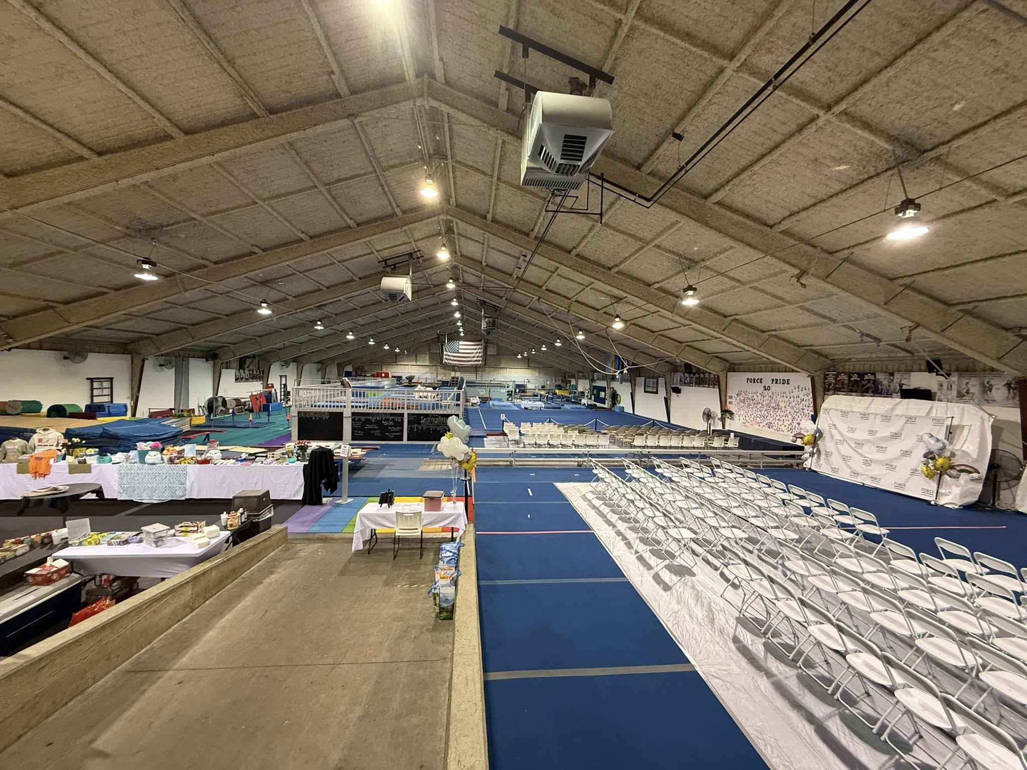 Force Gymnastics training facility in Nazareth, PA